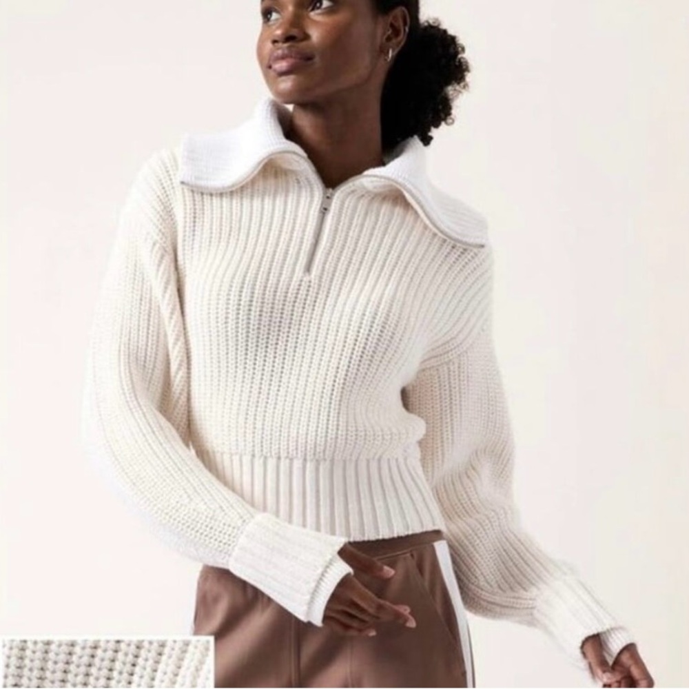 •ATHLETA• alder knit pullover sweater